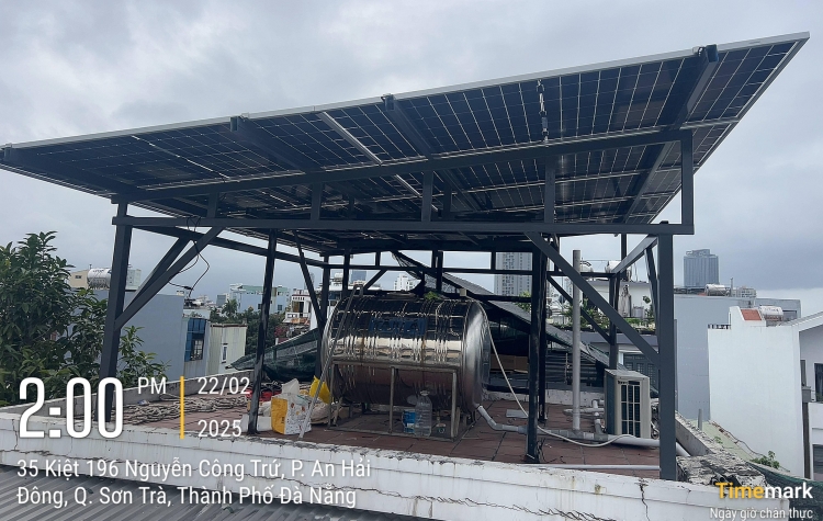 5,85 kWp, lưu trữ 14,3 kWh